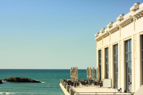 La terrasse du Casino de Biarritz