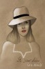 Femme en chapeau