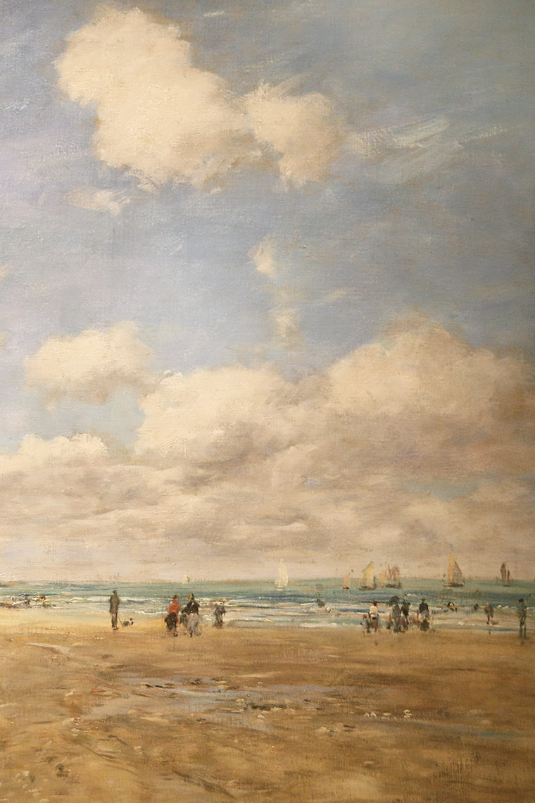 Deauville, tableau d'Eugène Boudin