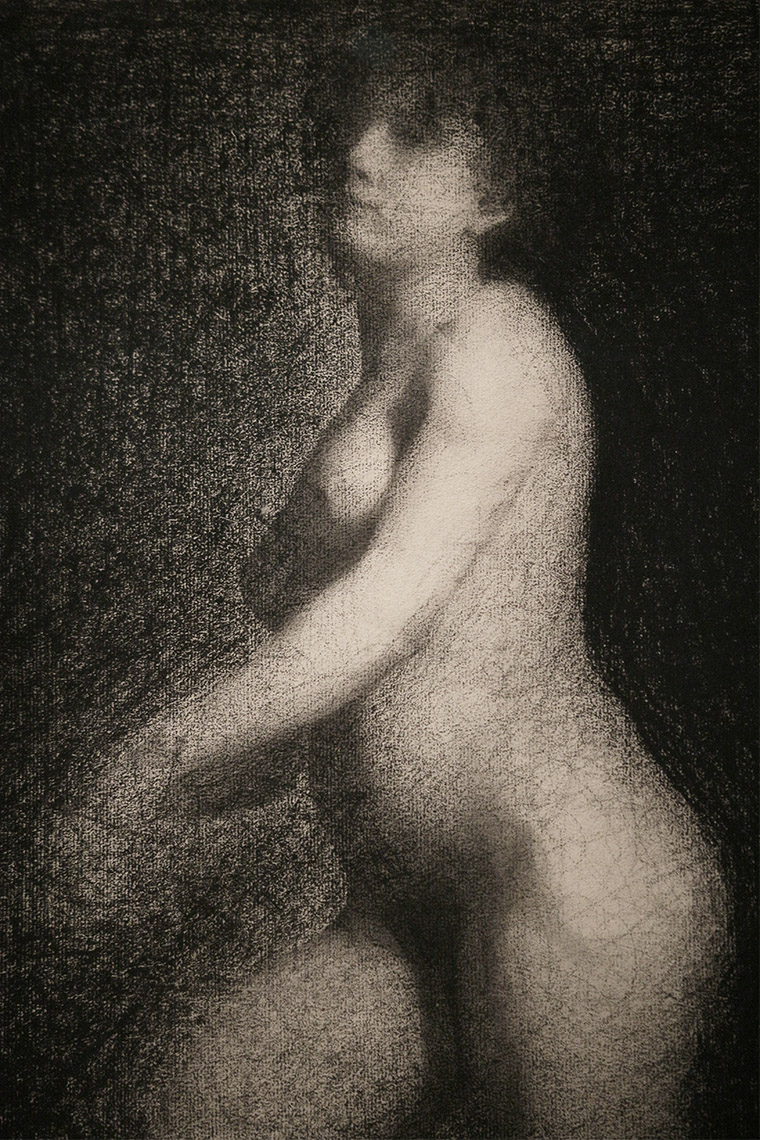 Nu féminin de Georges Seurat