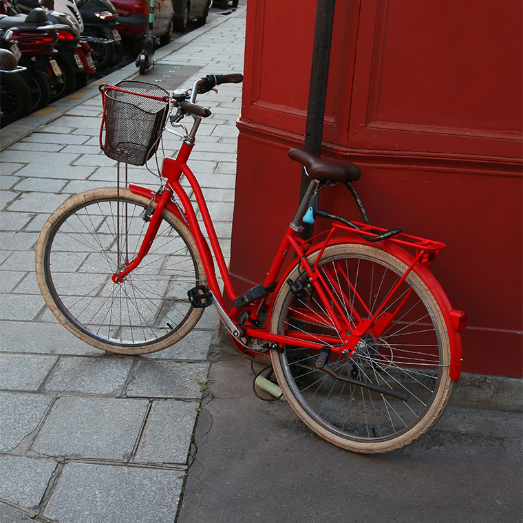 Vélo rouge